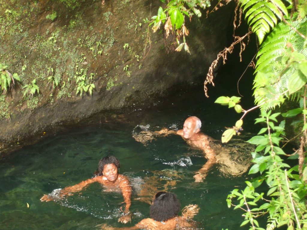 Ti Tou Gorge swimmers Dominica